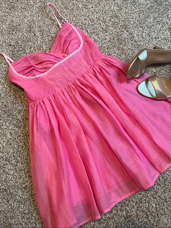 Hello Molly Dresses & Skirts - Hello Molly Pink Spaghetti Strap Dress